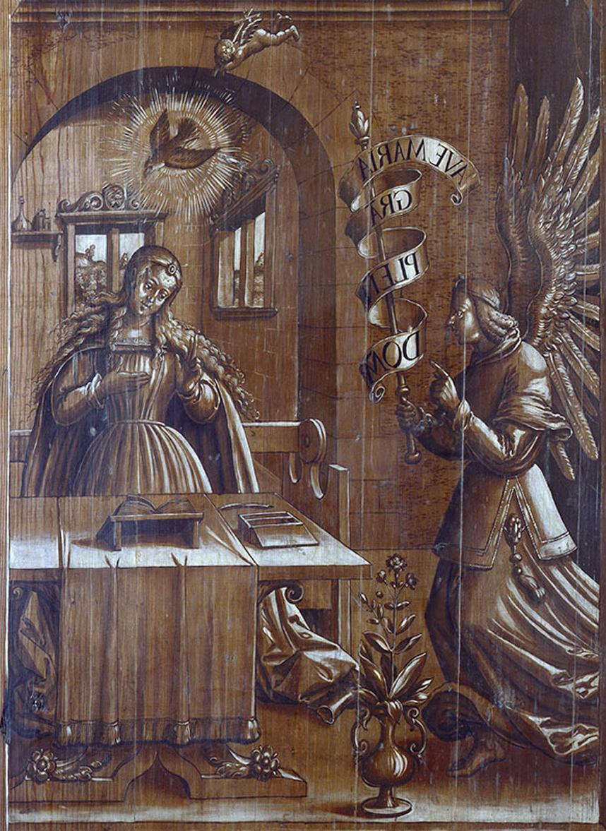 Scene from the altar of St. Mary at Alpirsbach Monastery