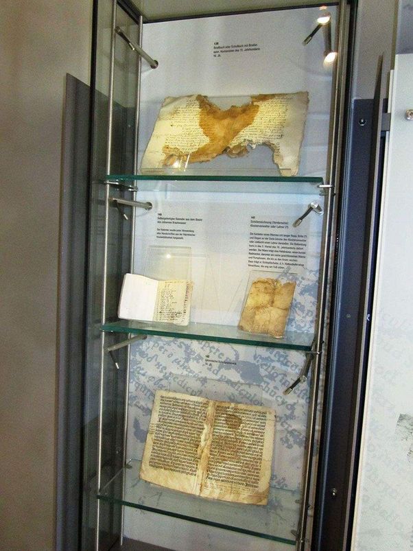 Alpirsbach monastery, papers found in the monastery