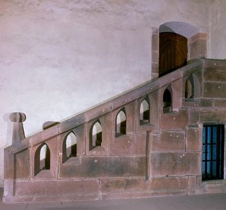 Dormitory stairs at Alpirsbach Monastery