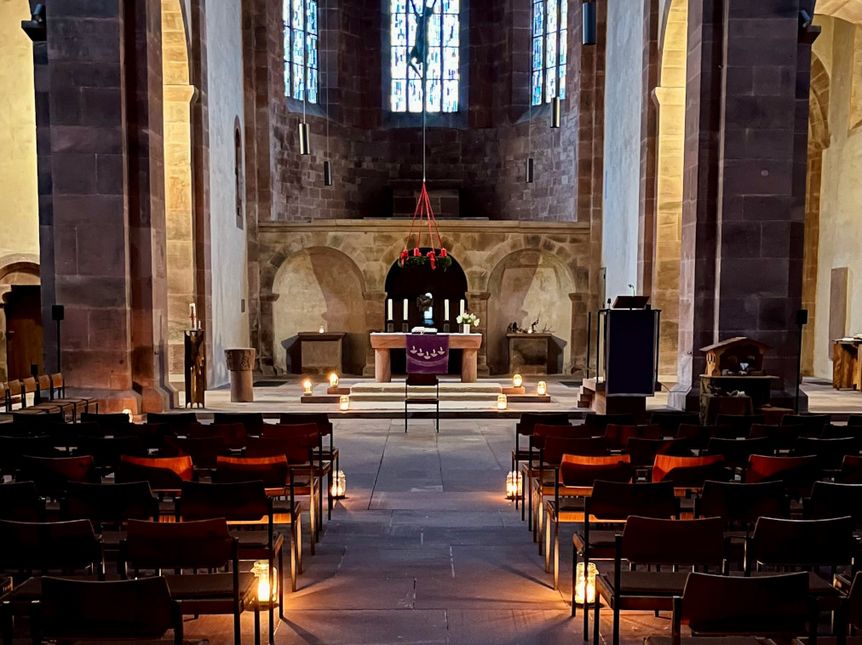 Kloster Alpirsbach, Event, Klosterkirche bei nächtlicher Führung