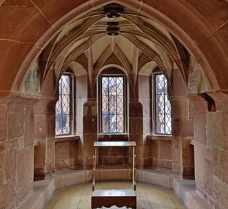 Oriel in the abbot's quarters at Alpirsbach Monastery