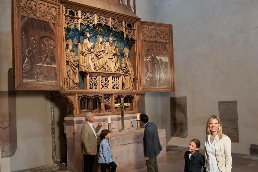 Besucher in Kloster Alpirsbach