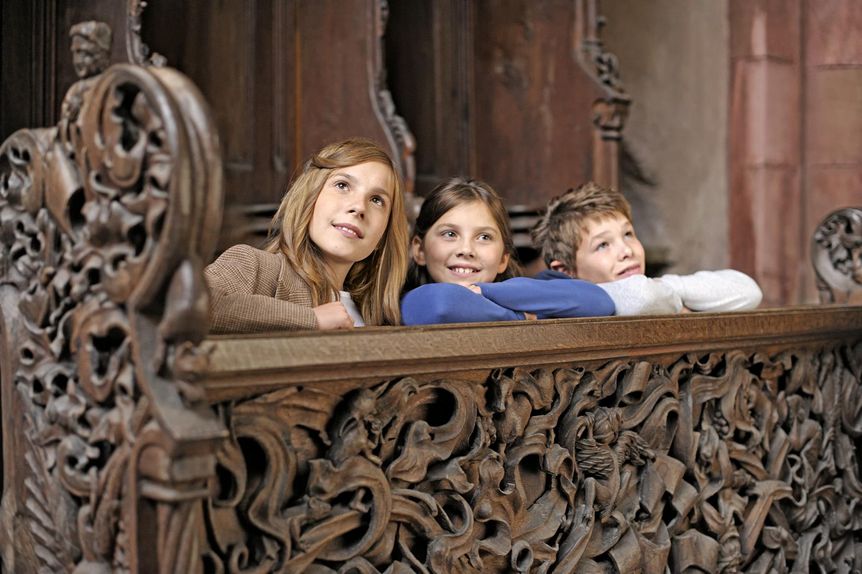 Foto: Staatliche Schlösser und Gärten Baden-Württemberg, Niels Schubert Kloster Alpirsbach, Besucher