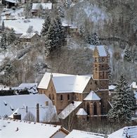 Foto: Staatliche Schlösser und Gärten Baden-Württemberg, Steffen Hauswirth Kloster Alpirsbach im Winter