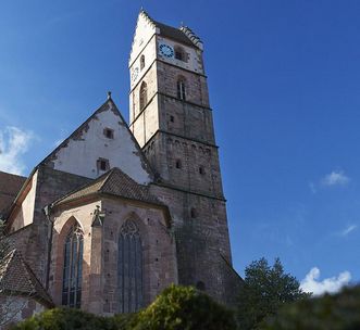 Monastery church with bell tower