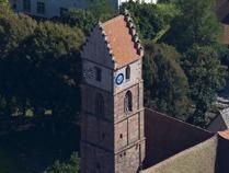 Bell tower at Alpirsbach Monastery