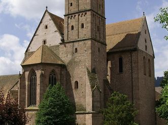 Monastery church with bell tower