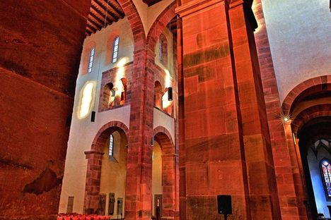 Monastère d’Alpirsbach, Vue intérieure de l'église abbatiale