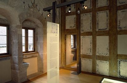 View into the monastery museum