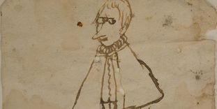 Student drawing from the Alpirsbach Monastery find