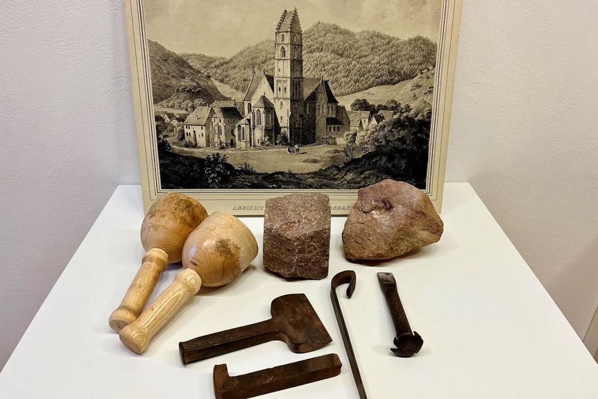 Foto: Staatliche Schlösser und Gärten Baden-Württemberg, Julian Blümle Kloster Alpirsbach, Sonderführung, Werkzeug